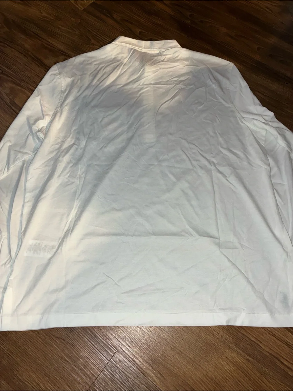 Polo Ralph Lauren White Henley Long-Sleeve Polo Shirt